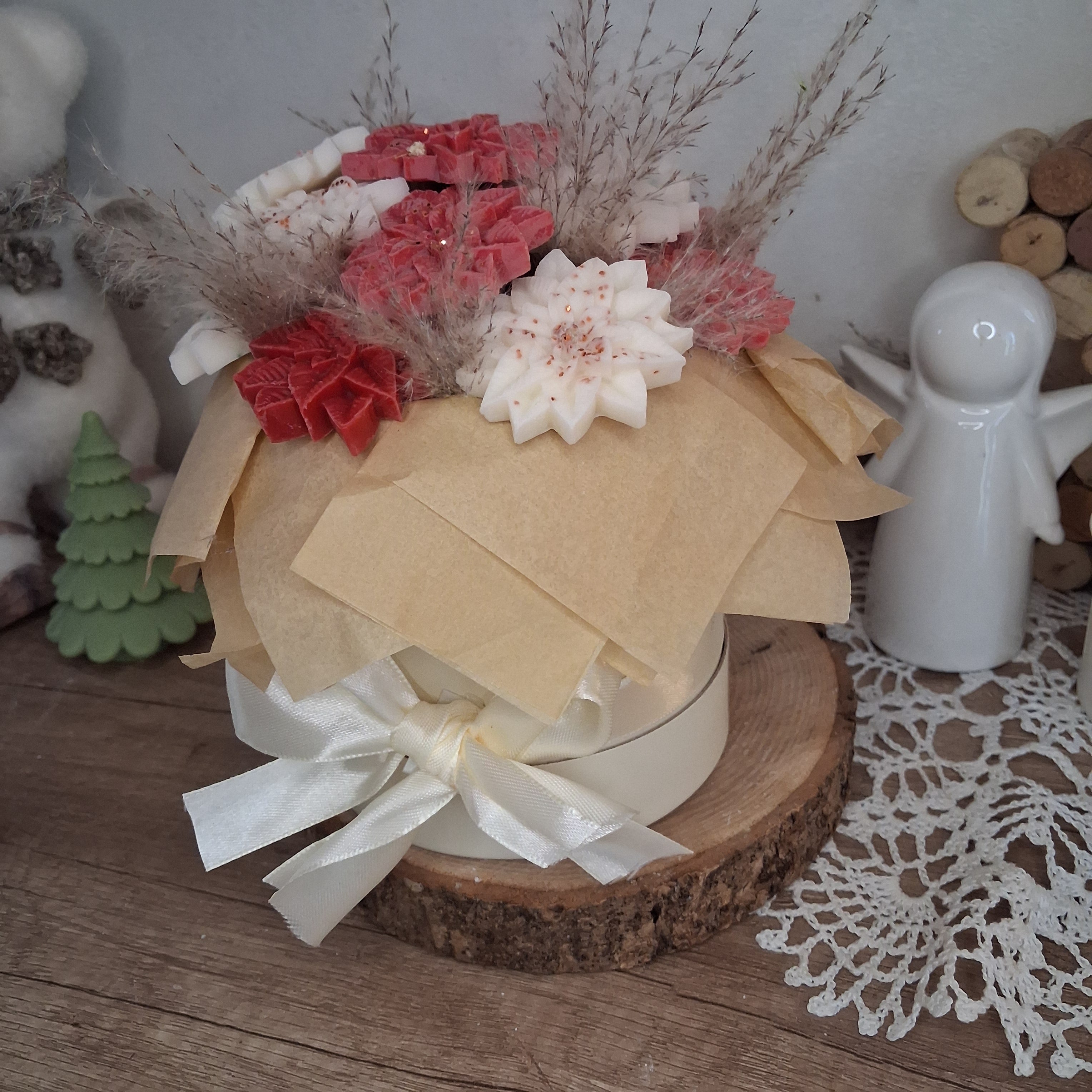 Bouquet poinsettieas