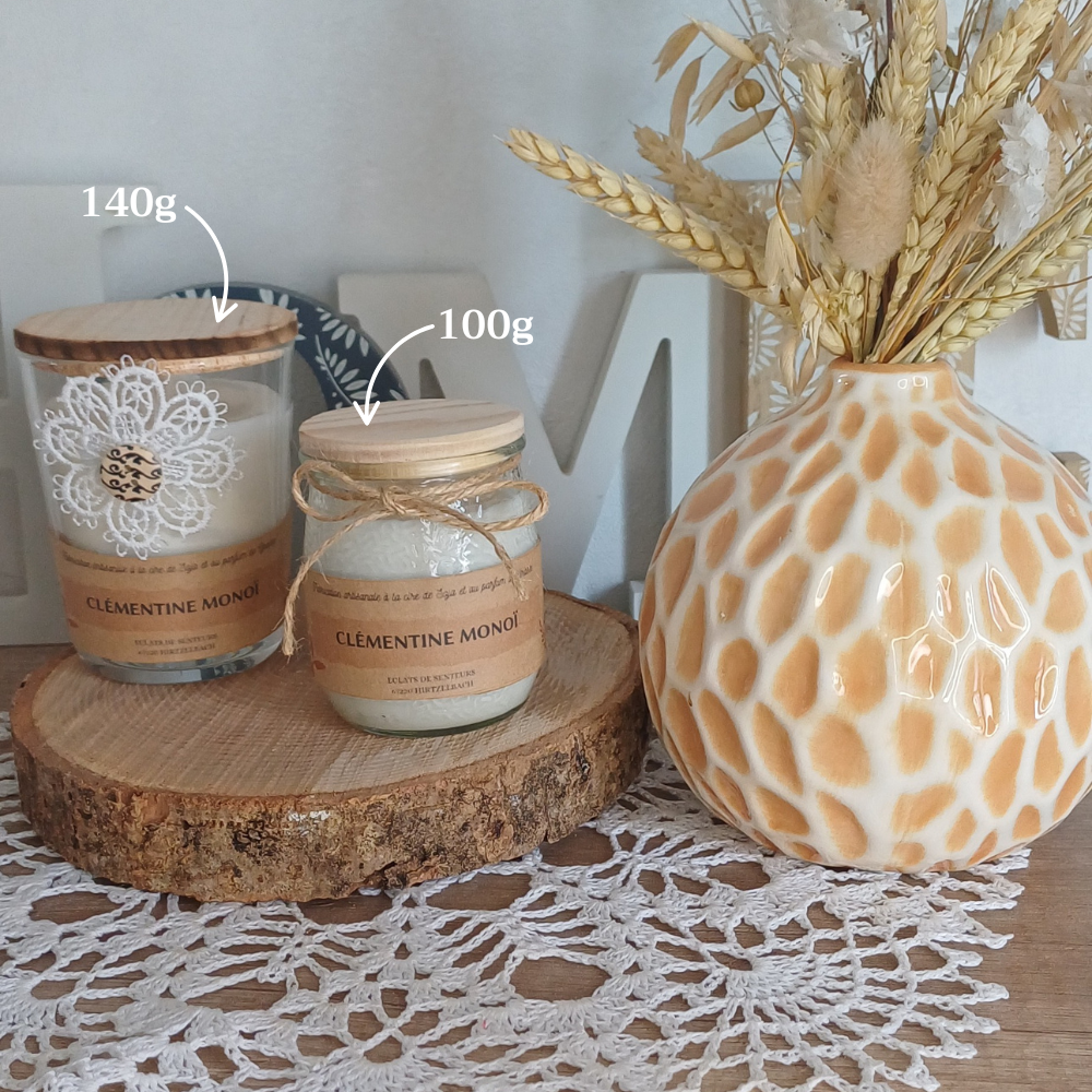 Bougie "Clémentine Monoï"