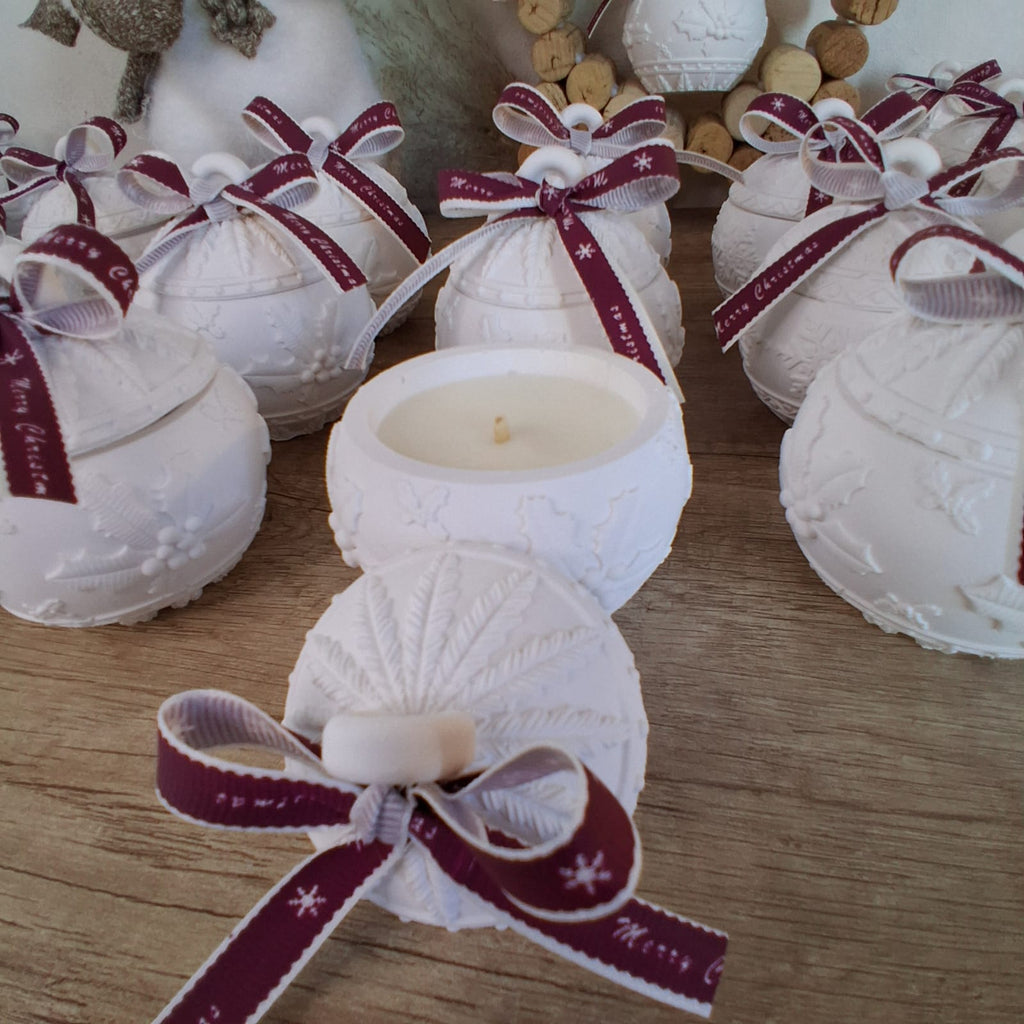 Bougie boule de Noël