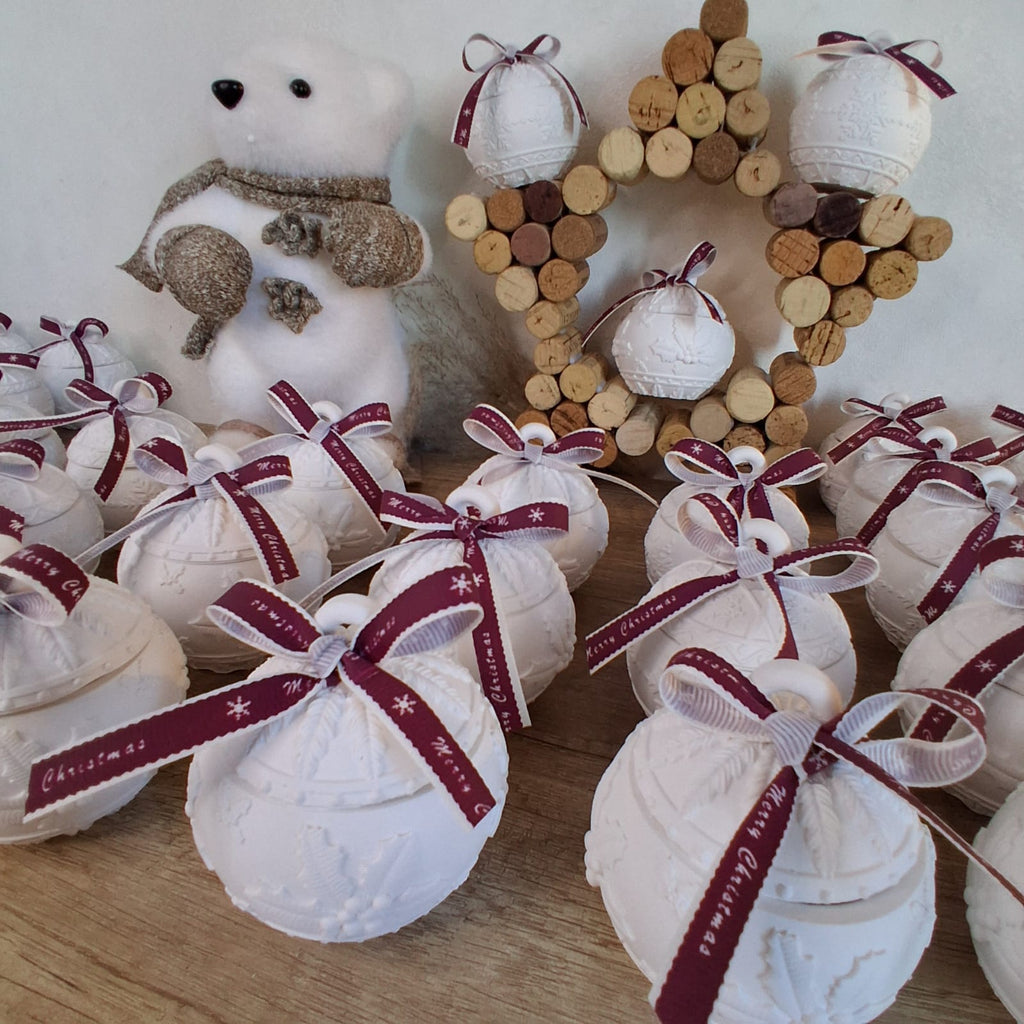 Bougie boule de Noël