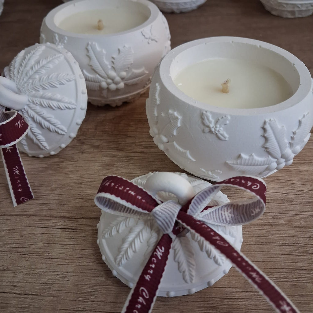 Bougie boule de Noël
