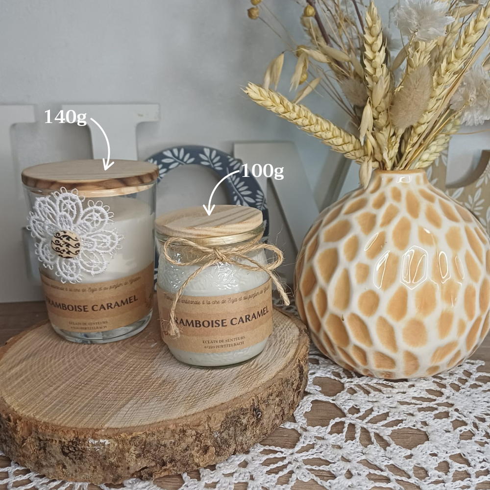 Bougie Framboise Caramel